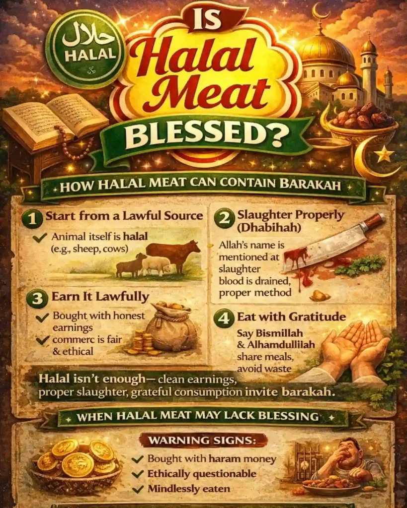 Is Halal Meat Blessed infographic 