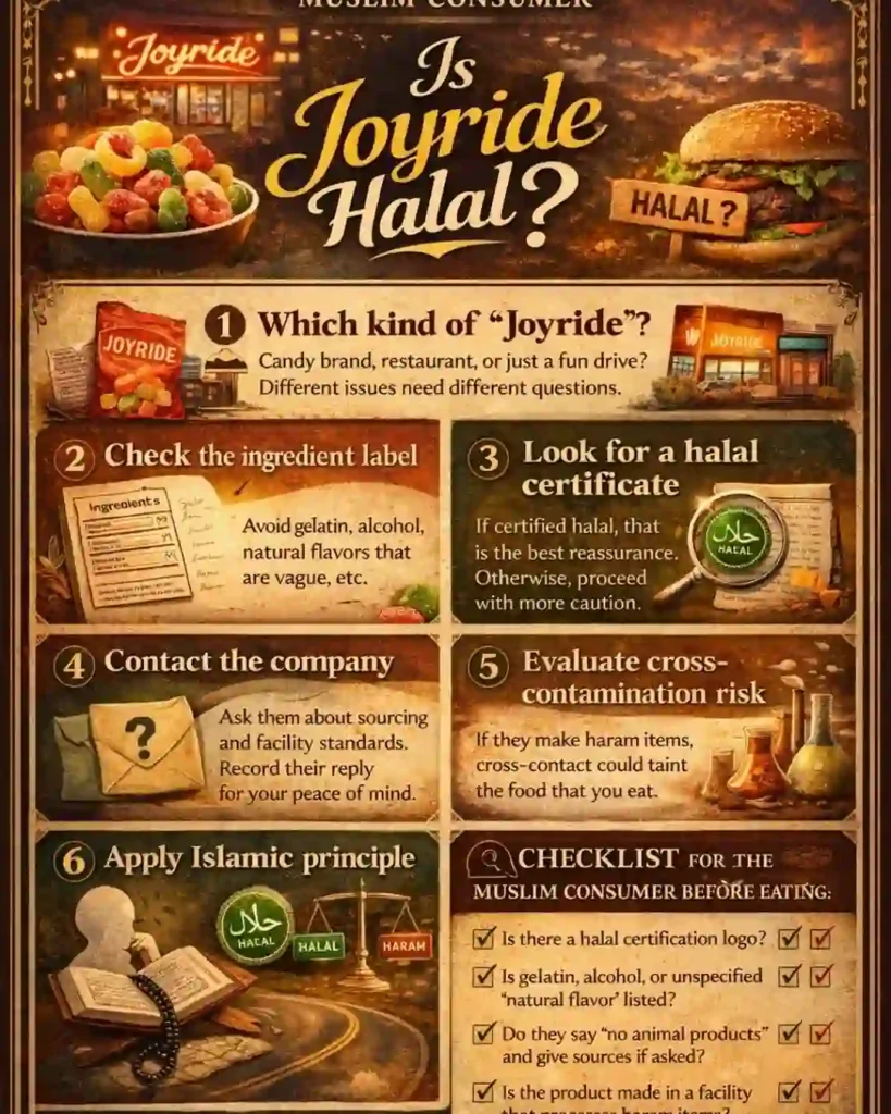 Is joyride halal infographic